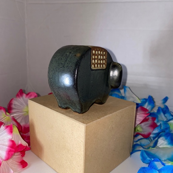 Stoneware Otagiri Japan Elephant Candleholder Vintage Mid-Century Figure - Picture 12 of 14